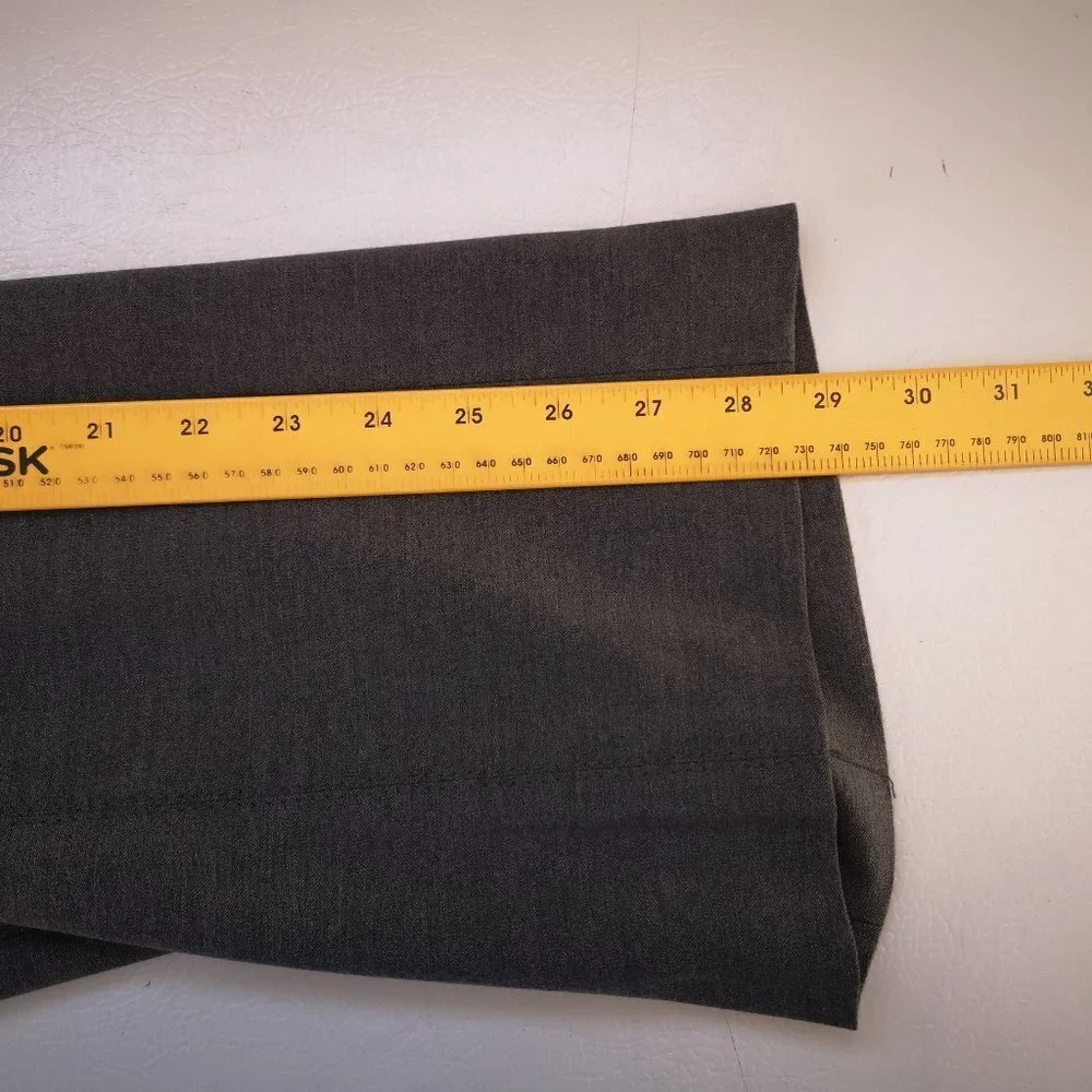 Laura Plus Ladies Size 16 Straight Legs Dark Grey Dress Pants - Picture 11 of 11